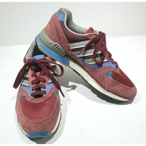 Mens Trainers Adidas Quesence Red Maroon Trace Blu main image 8